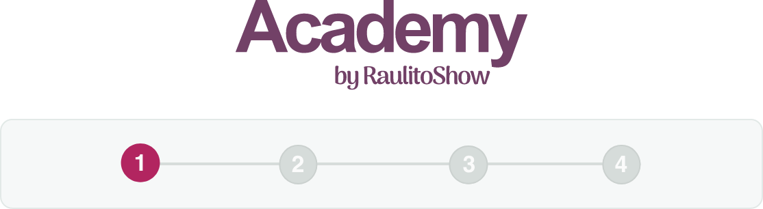 Registrate en Academy by RaulitoShow