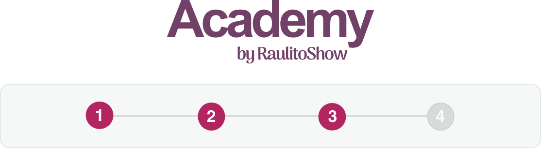 Registrate en Academy by RaulitoShow